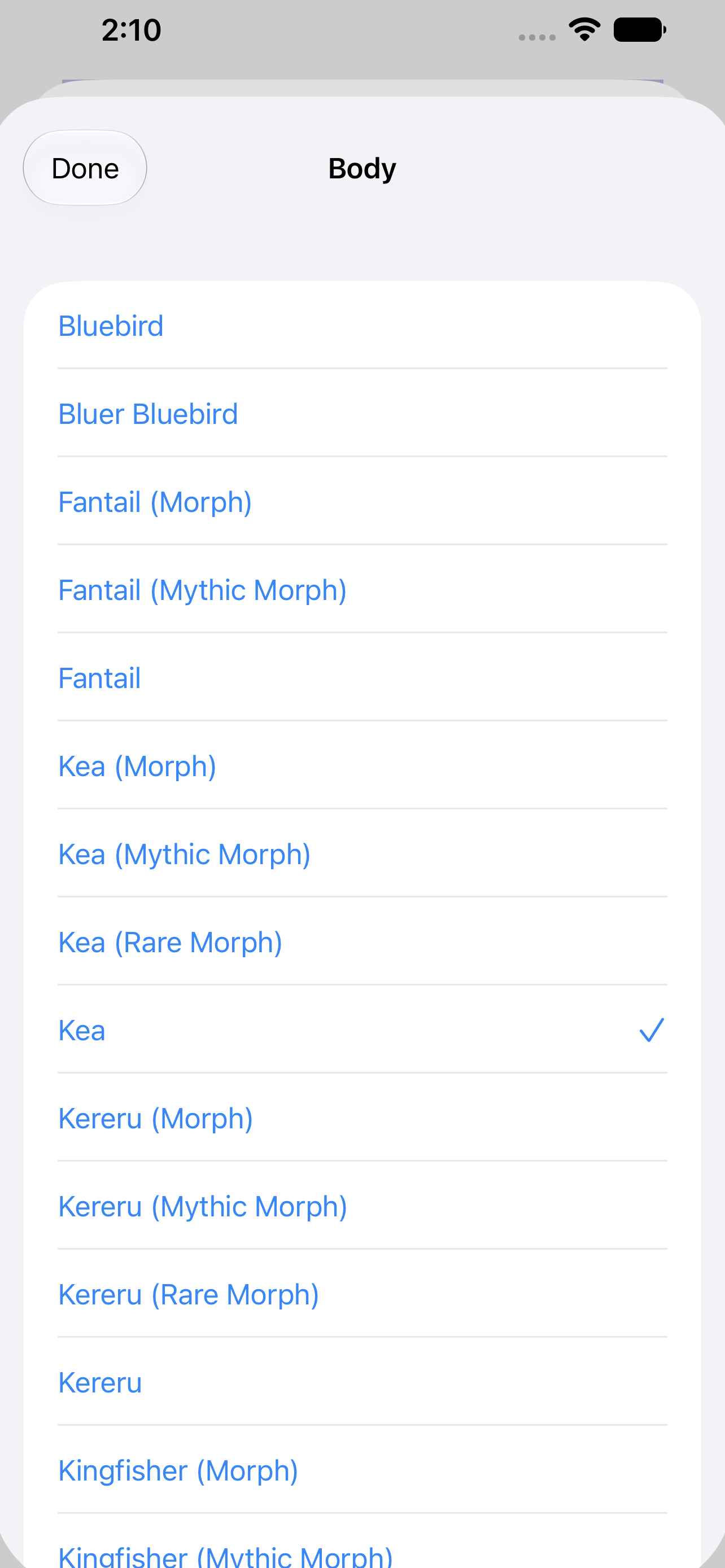 Select individual elements